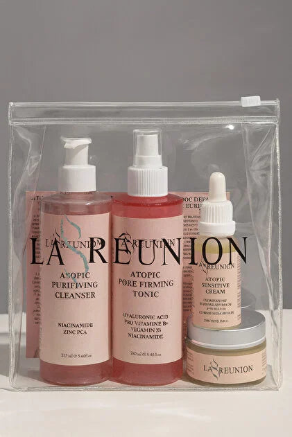 HASSAS CİLTLER İÇİN AYDINLATICI VE ARINDIRICI KİT Temizleyici Tonik Serum ve Krem