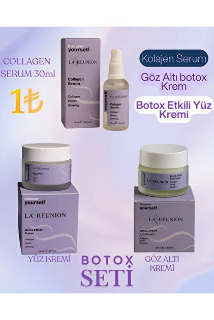 Botox Nemlendirici ve Kırışık Önleyici Set Kolajen ve Q10
