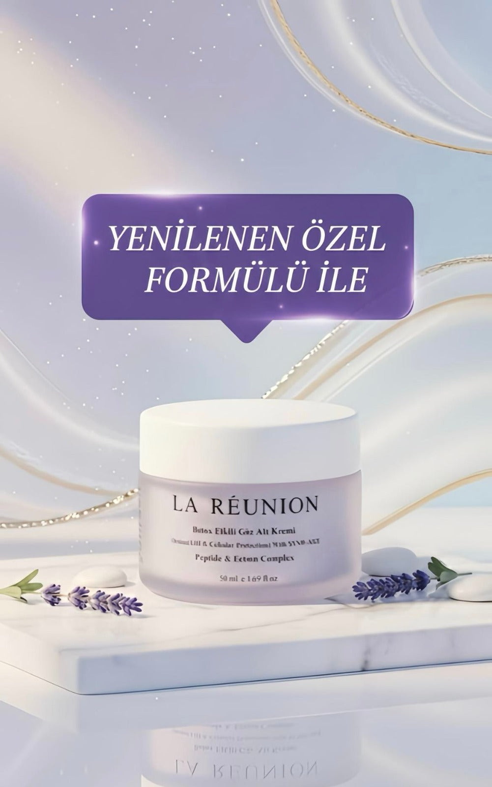 Göz altı botoks kremi hyaluronik asit ve ectoin